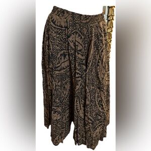 Vintage Gregge Petite Maxi Skirt With Pockets Size Small